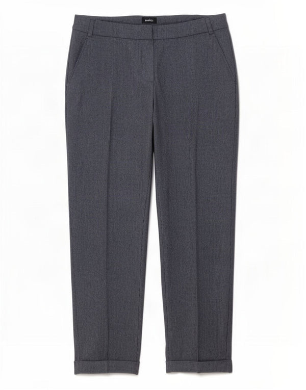 Max&Co. Kvinder Casual Bukser UK 12 Medium W30 L27 Marineblå nålestribe