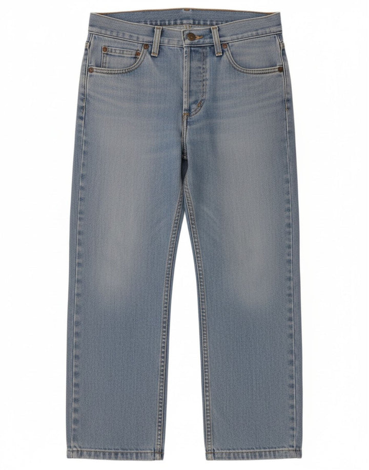Lee Mens Seattle Straight Jeans W29 L24 Blå Bomuld