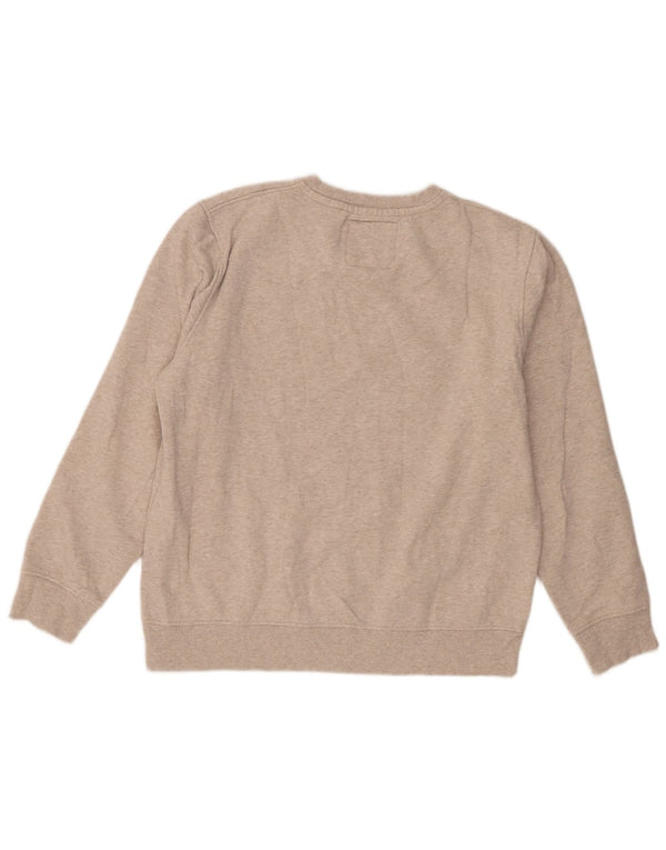 Crew Clothing Herre Sweatshirt Jumper XL Beige Bomuld