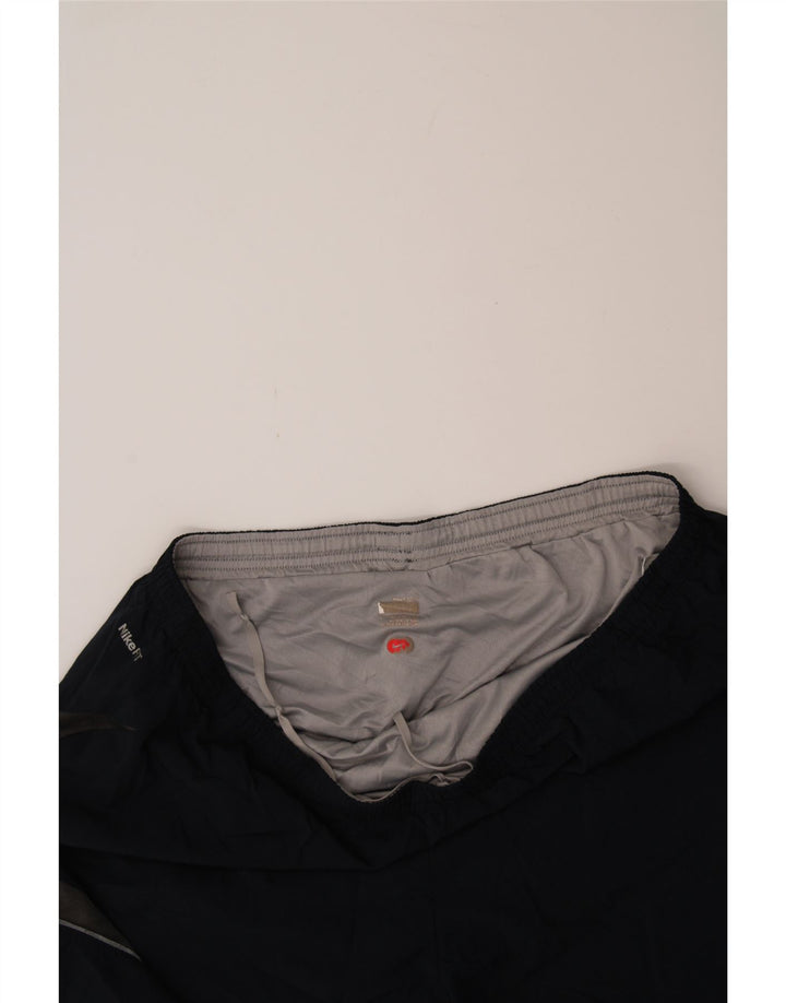 NIKE Womens Sport Shorts UK 18 XL  Navy Blue Colourblock Polyester Vintage Nike and Second-Hand Nike from Messina Hembry 