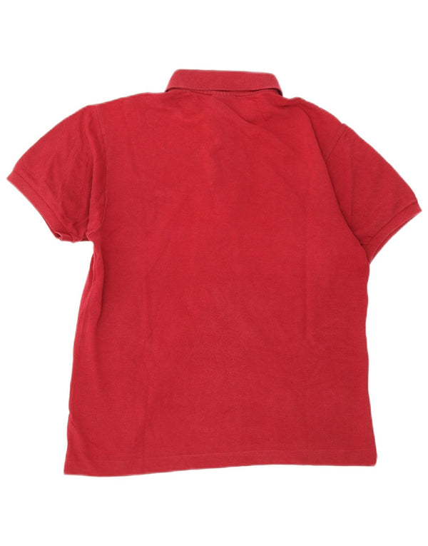 Lacoste herre poloskjorte str. 4 Medium rød bomuld