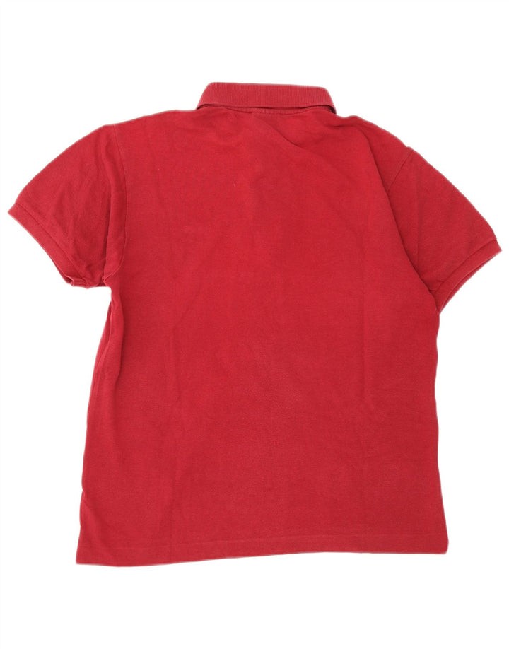 Lacoste herre poloskjorte str. 4 Medium rød bomuld