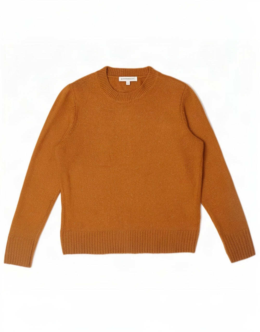 Warehouse Dame Crew Neck Jumper Sweater UK 12 Medium Brun Akryl