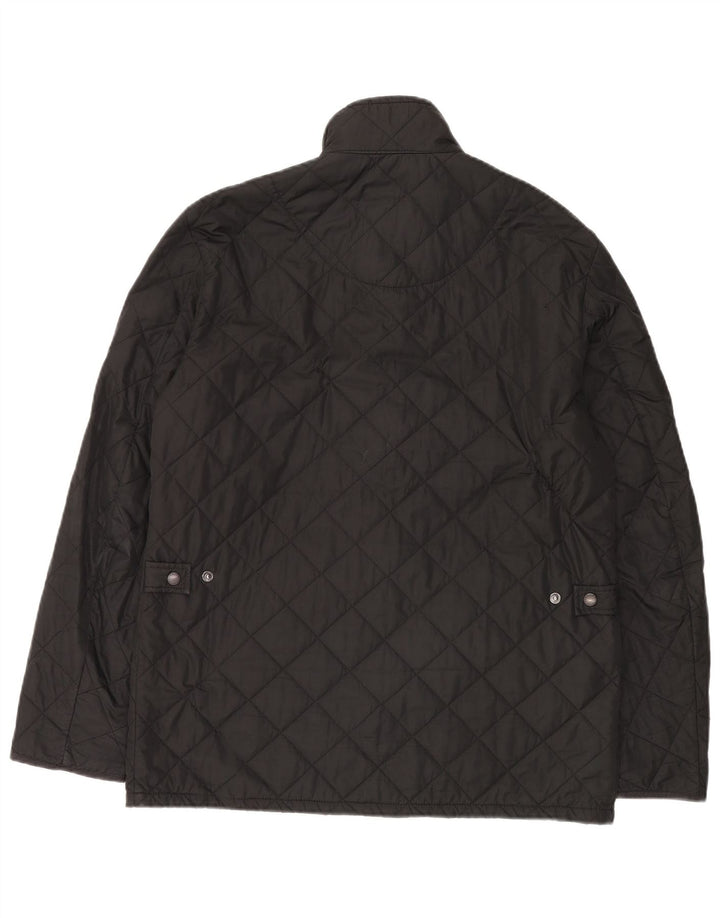 Barbour Herre quiltet jakke UK 38 Medium Sort Polyester