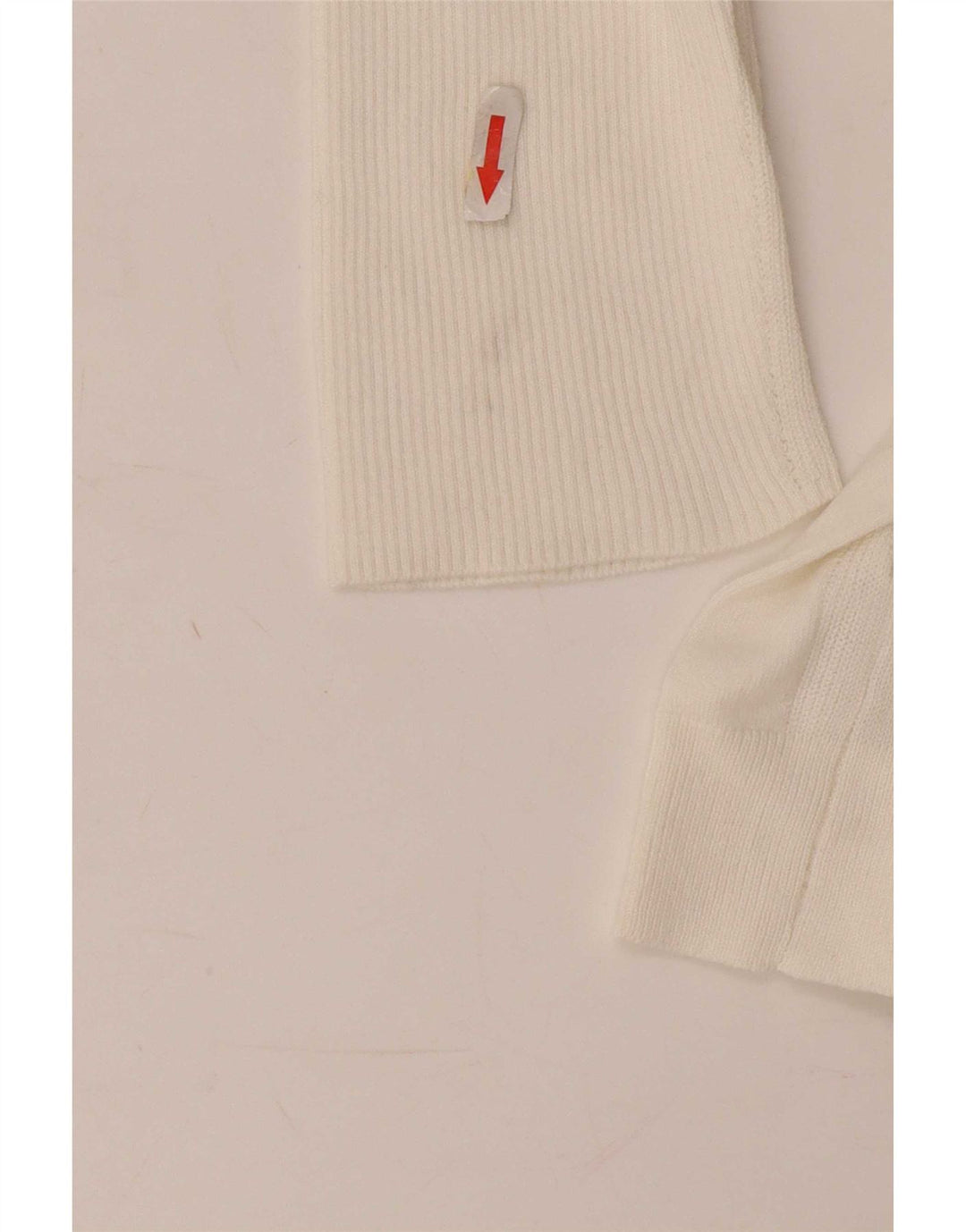 Marks & Spencer Dame Boat Neck Jumper Sweater UK 10 Small White