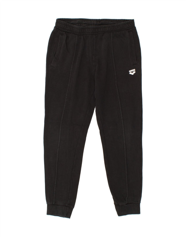 ARENA Mens Tracksuit Trousers Joggers Small Black Cotton Vintage Arena and Second-Hand Arena from Messina Hembry 
