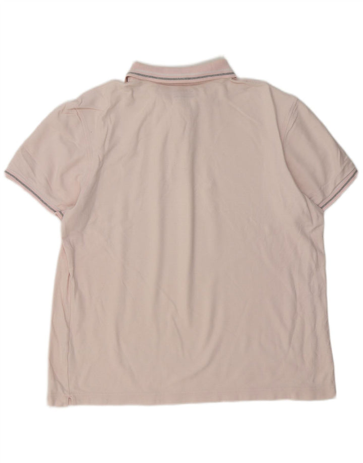 Lotto Herre Polo Shirt Stor Pink Bomuld