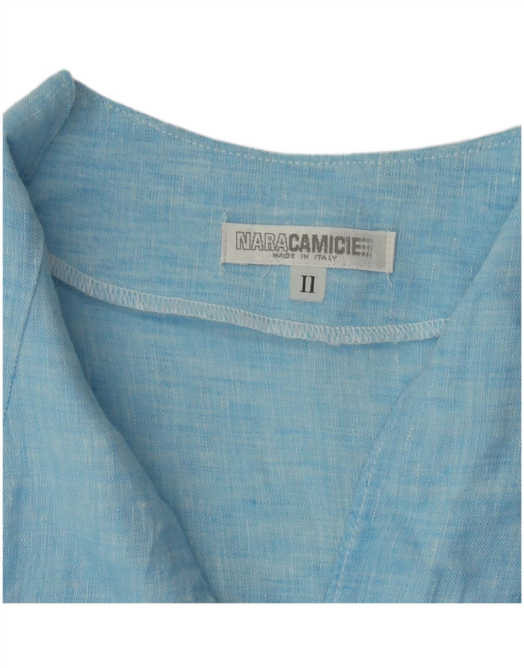 Naracamicee skjorte med 3/4 ærmer til kvinder UK 12 Medium Blue