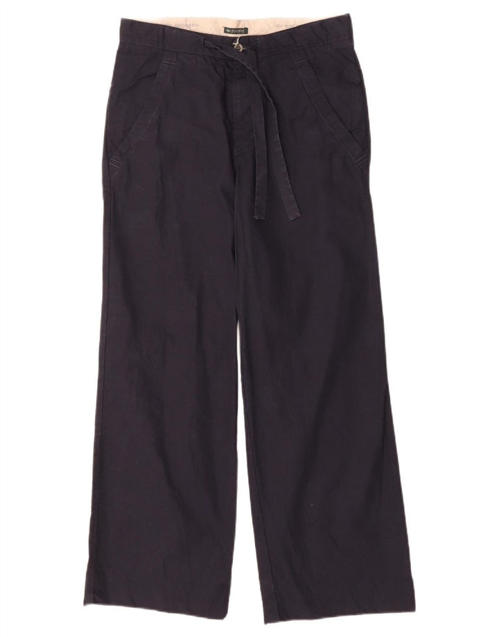 DOCKERS Herre Khakis Wide Leg Chino Bukser Small W29 L28 Navy Blue