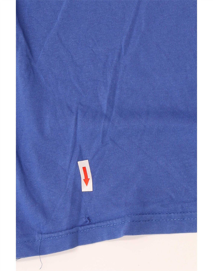 Nike drenge grafisk t-shirt top 10-11 år mellemblå