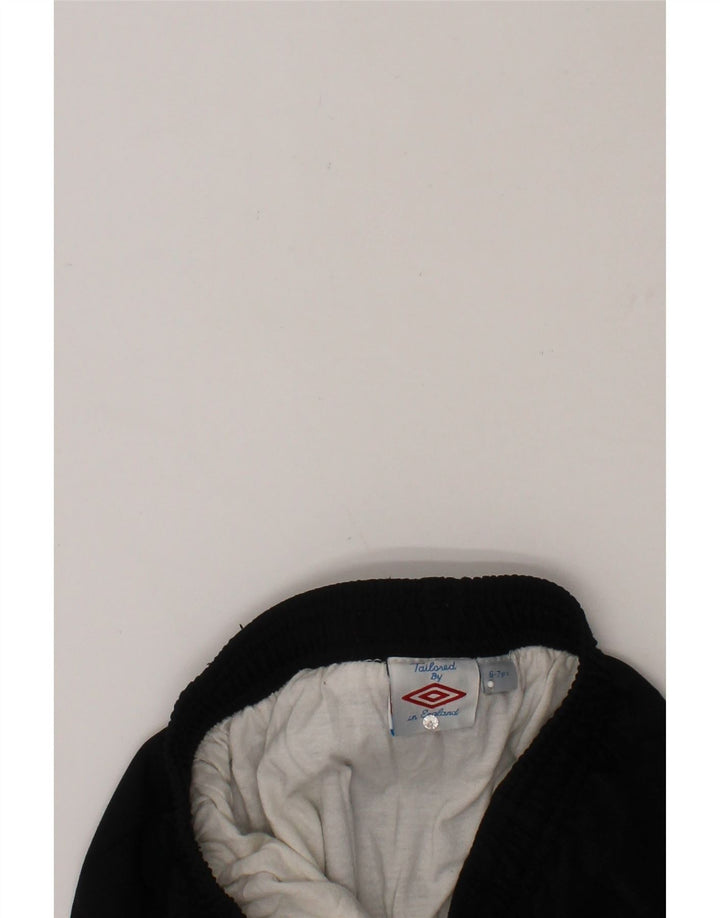 UMBRO Boys Sport Shorts 6-7 Years  Black Polyester Vintage Umbro and Second-Hand Umbro from Messina Hembry 