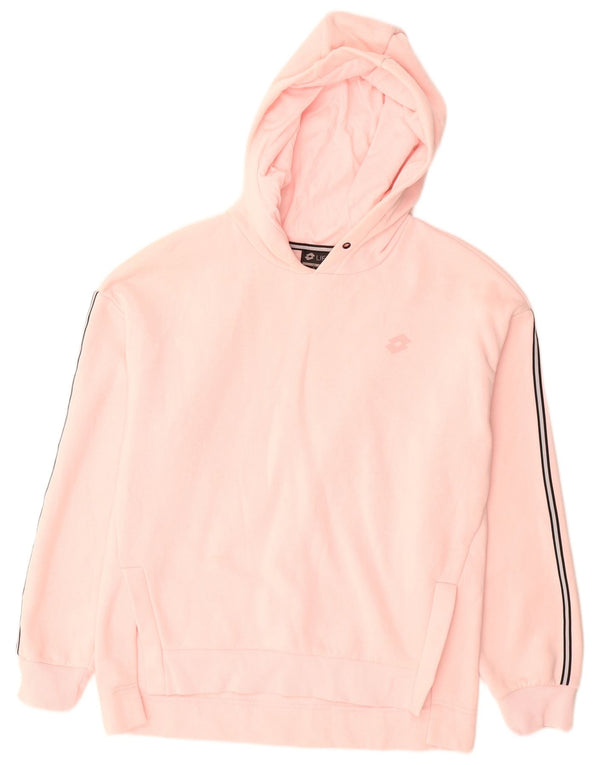 Lotto Womens Life's Hoodie Jumper UK 16 Large Pink