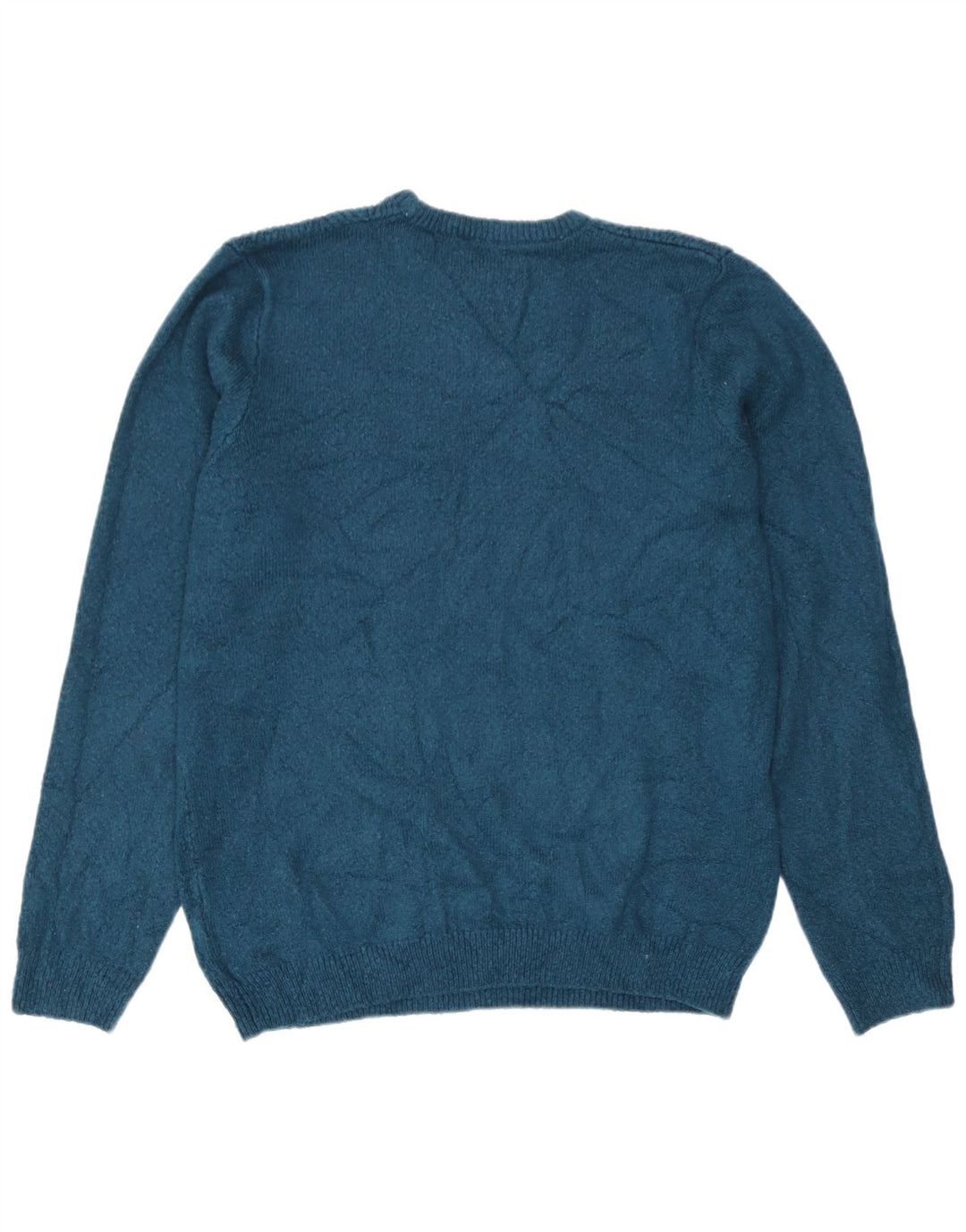 Marks & Spencer Herre sweater med rund hals, mellemgrøn akryl