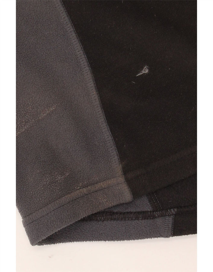 BERGHAUS Fleece Jumper med lynlås til mænd Large Black Colourblock Polyester