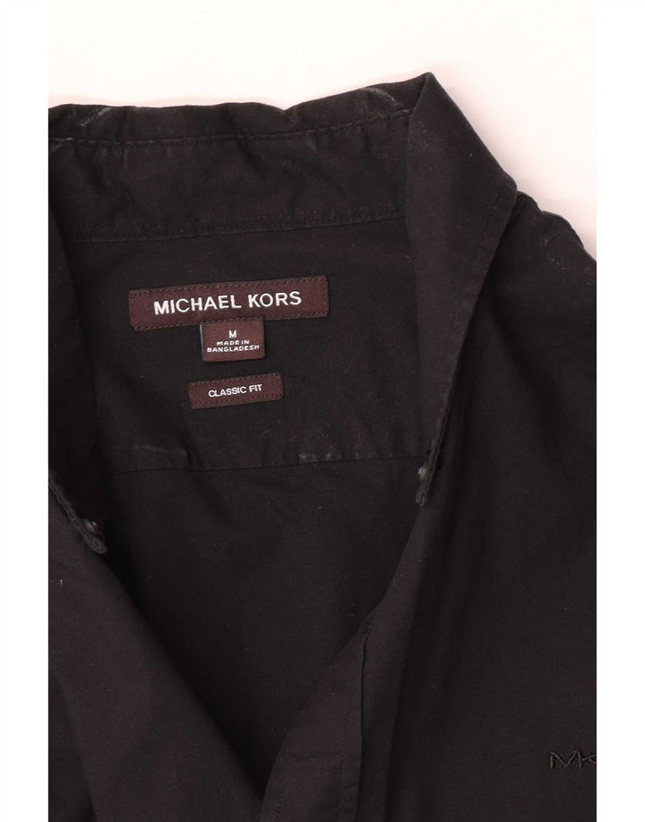 Michael Kors Herre Classic Fit skjorte Medium Sort