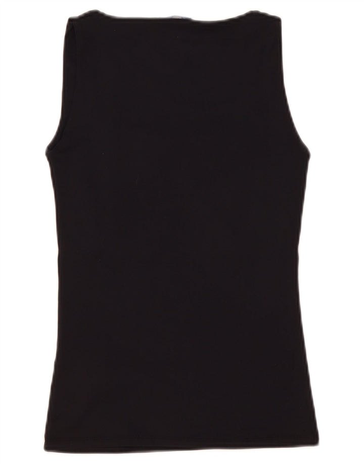 Zara Damevest Top UK 8 Lille Sort Polyamid