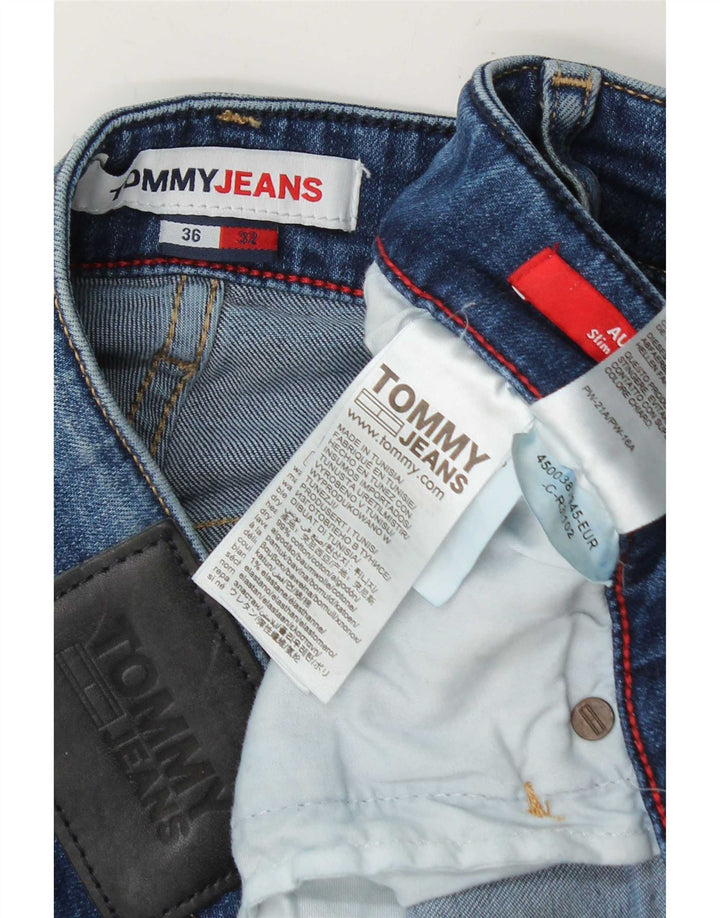 Tommy Hilfiger Herre Austin Slim Jeans W36 L32 Blå Bomuld