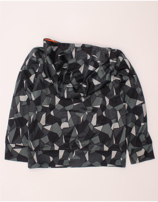 PUMA hættetrøje til drenge 7-8 år Lille Grå Geometrisk Polyester