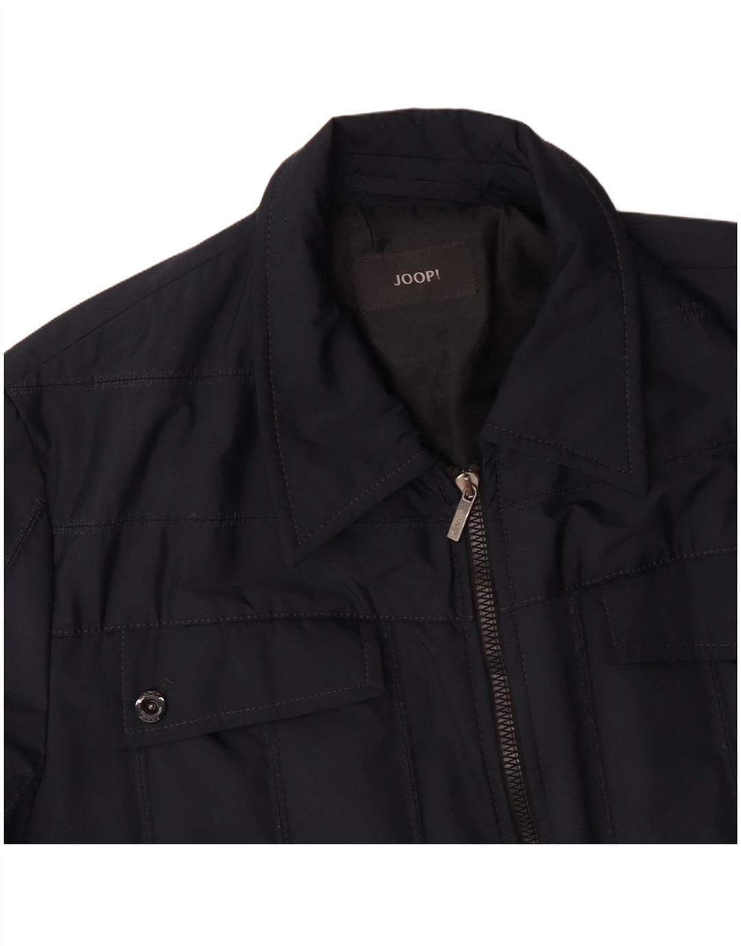 Joop Herre Bomber Jacket UK 40 Large Navy Blue Polyester