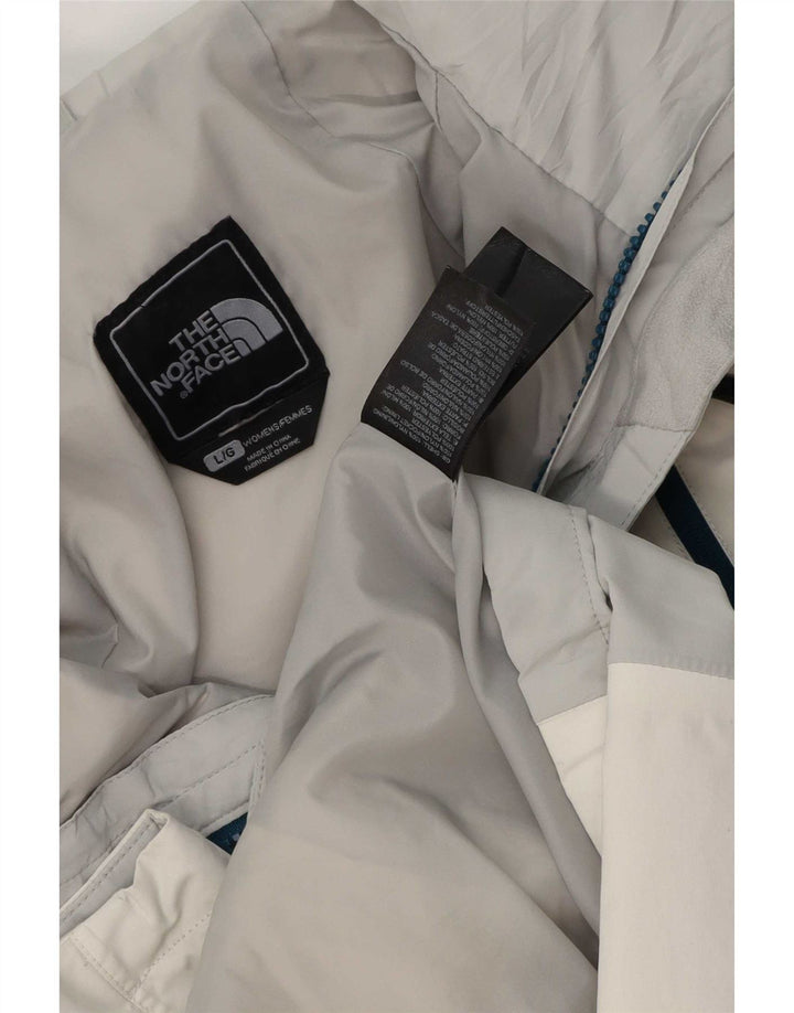The North Face Dame Windbreaker Jacket UK 16 Large White Colourblock
