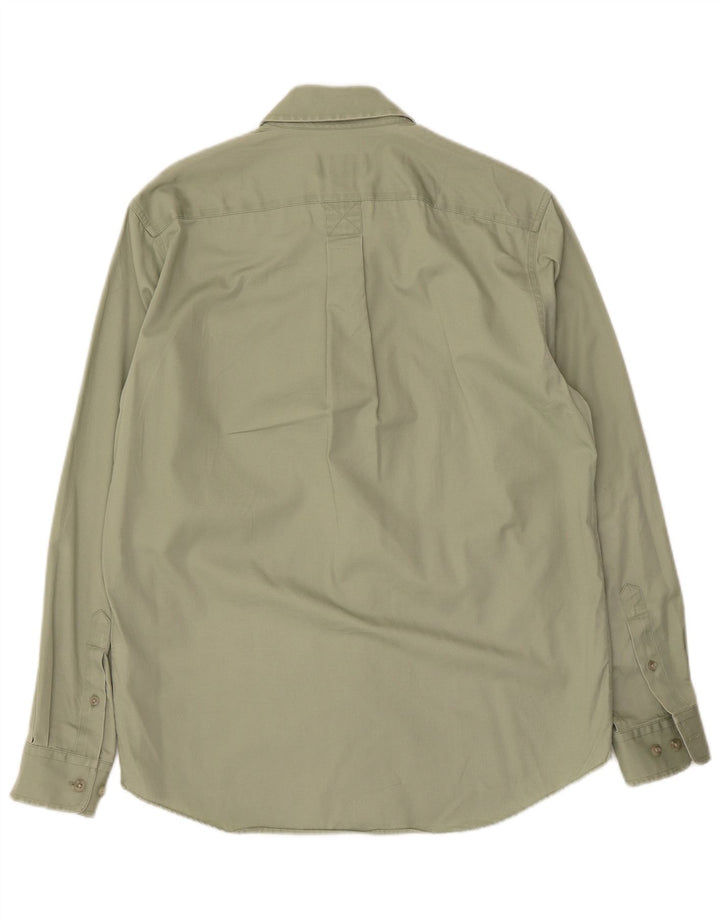 Eddie Bauer herreskjorte lille grøn bomuld