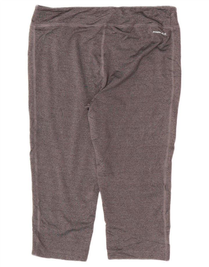 Champion Dame Capri Leggings UK 12 Medium Grey Polyester