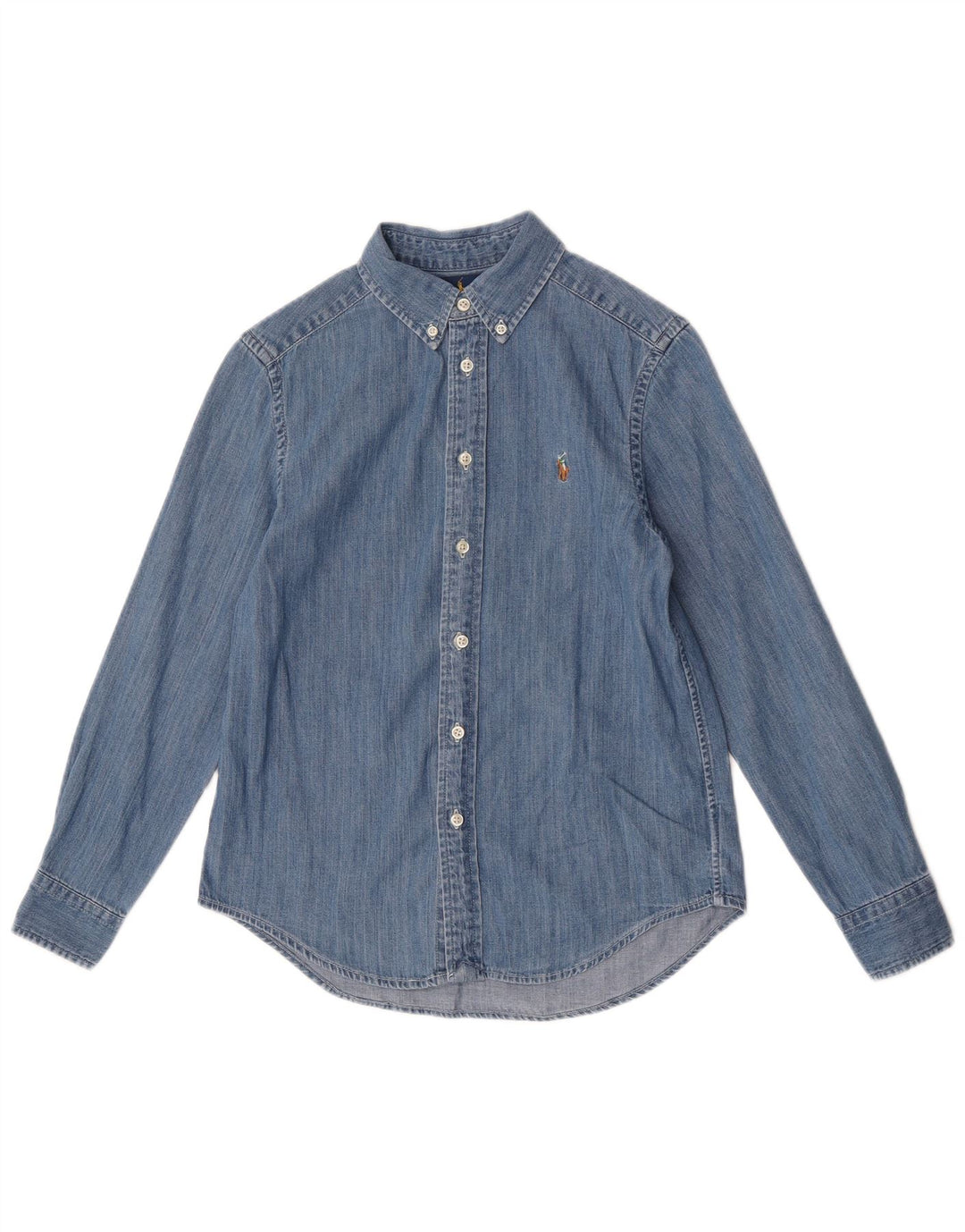 Ralph Lauren drenge denimskjorte 10-11 år Medium blå bomuld