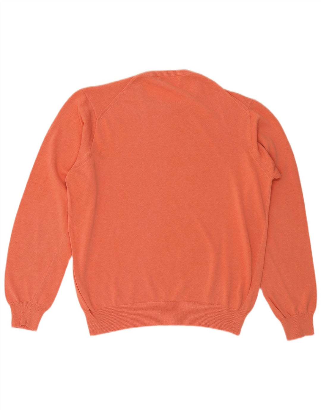 Il Granchio Herre Crew Neck Jumper Sweater Medium Orange Bomuld
