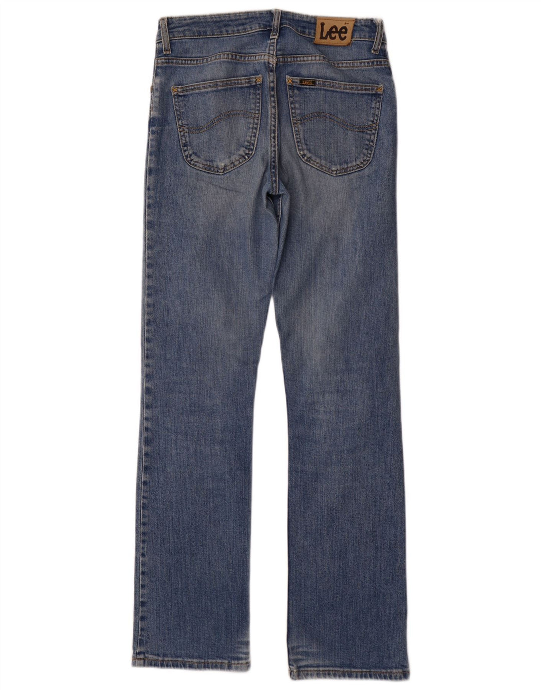 LEE Dame Cameron Straight Jeans W30 L33 Blå Bomuld