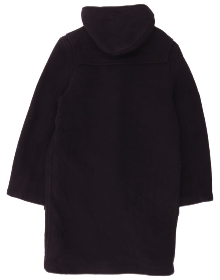 Gloverall Dame Hætte Duffle Coat EU 34 XS Marineblå Uld