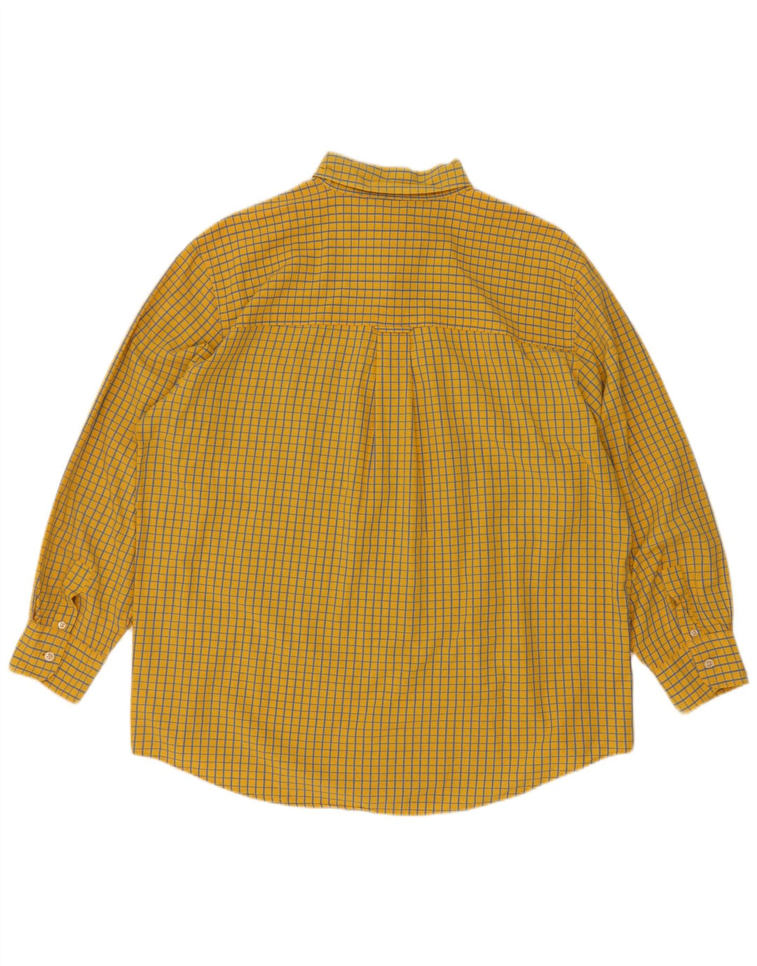 Chaps Herreskjorte Stor Gul Gingham Bomuld