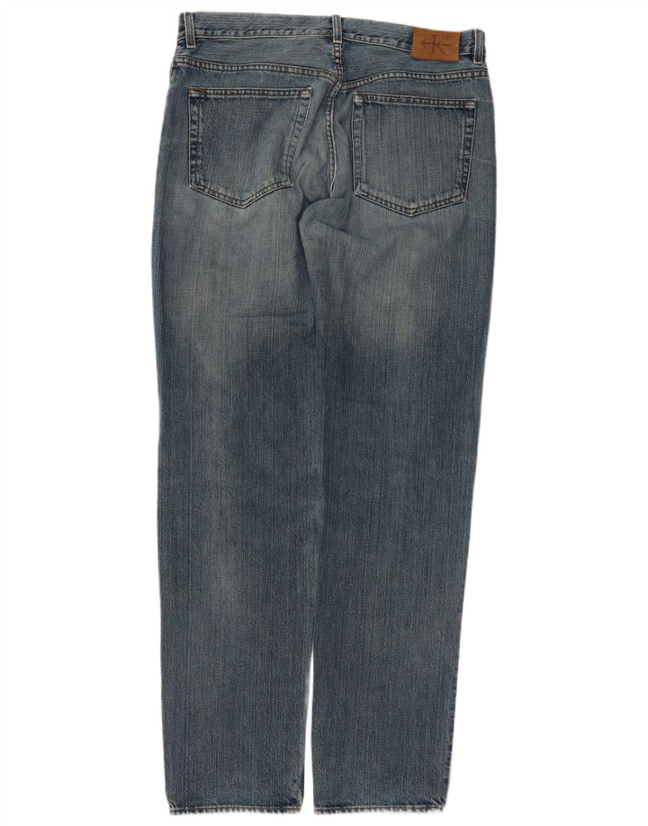 Calvin Klein Dame Slim Jeans W36 L34 Blå Bomuld