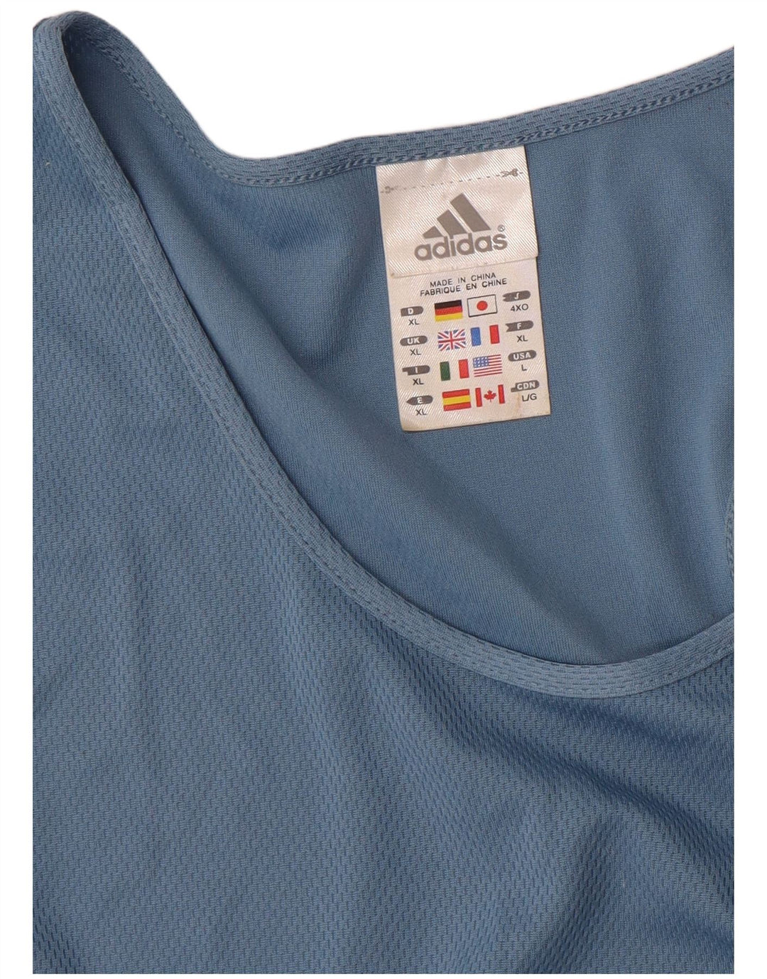 Adidas Herrevest Top XL Blå Polyester