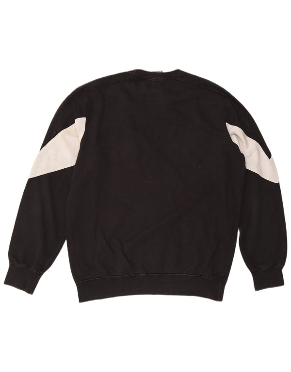CHAMPION Grafisk sweatshirt til mænd XL Sort Colourblock Bomuld