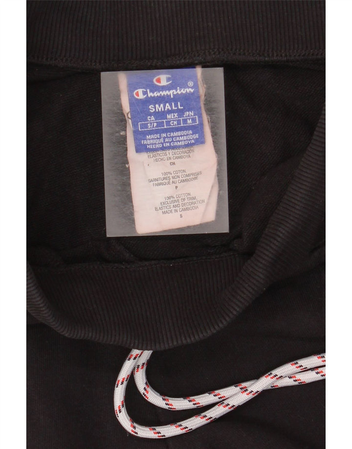 CHAMPION Womens træningsdragt Bukser Joggers UK 10 Small Black Colourblock