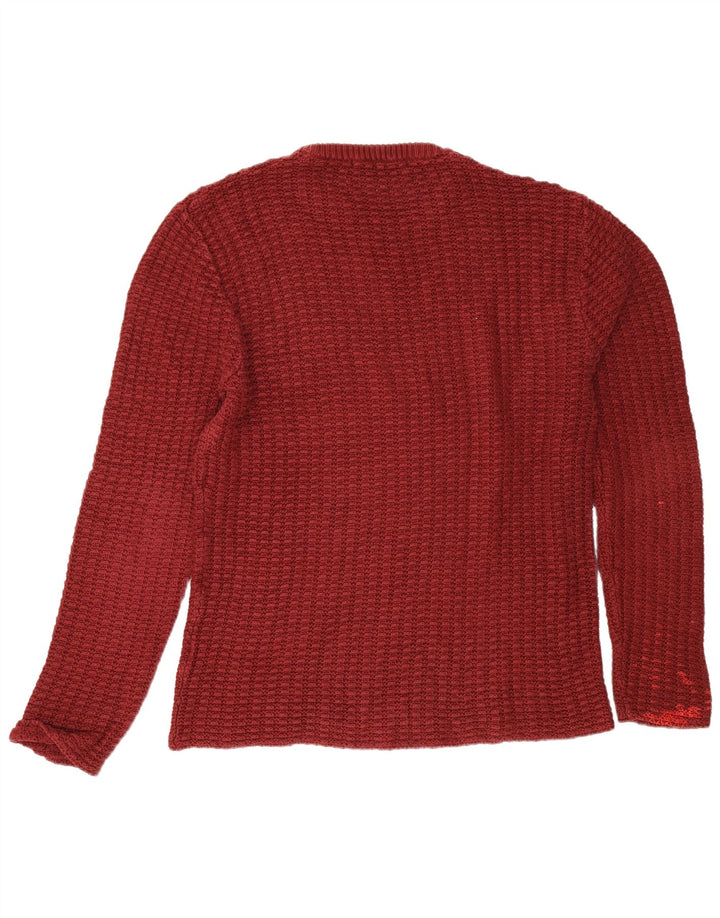 Zara Herre sweater med rund hals XL Bourgogne
