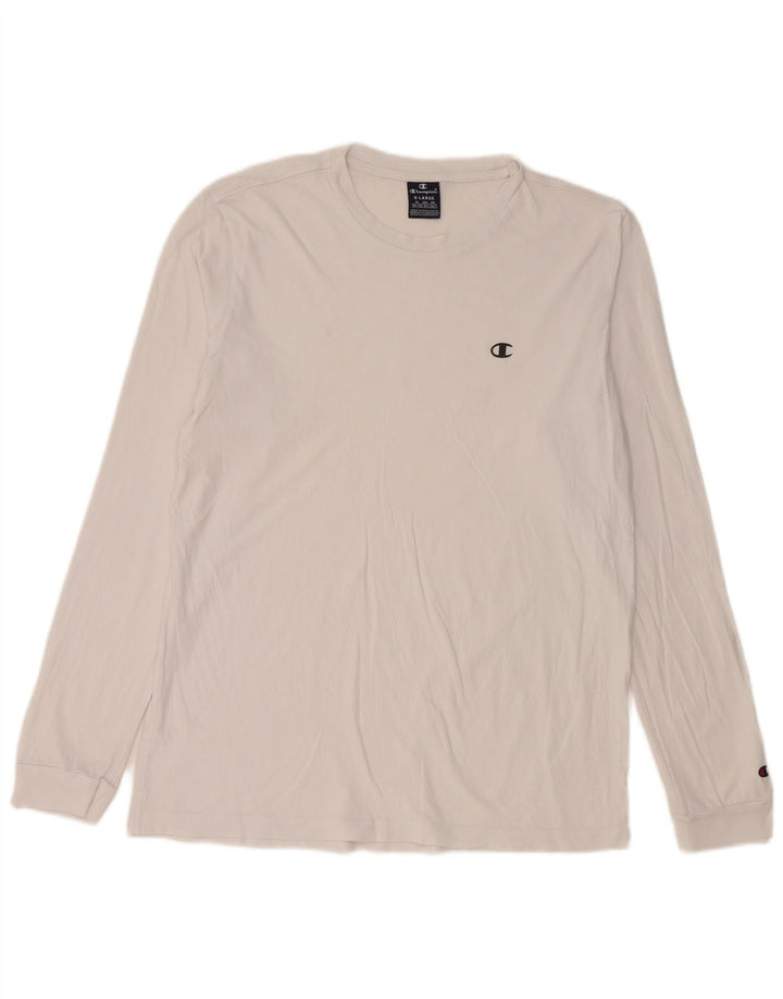 Champion Herre Top Langærmet XL Hvid