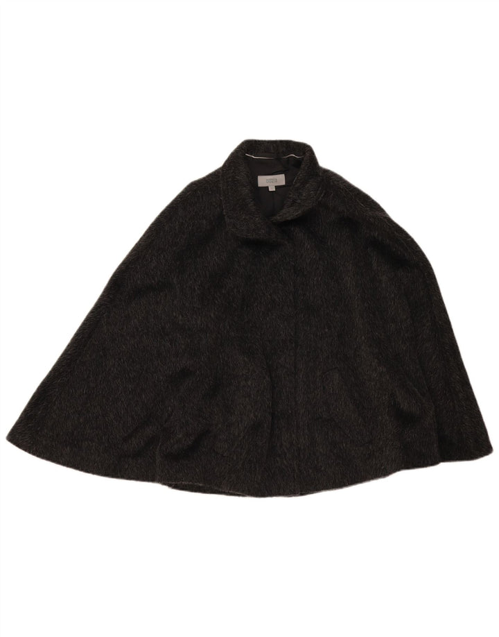 Marks & Spencer Dame Cape Coat UK 10 Small Grey