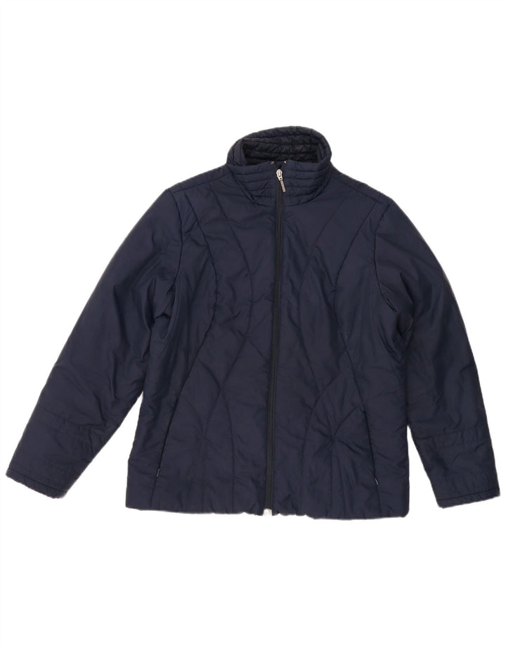 TOMMY HILFIGER Polstret jakke til kvinder UK 18 XL Marineblå
