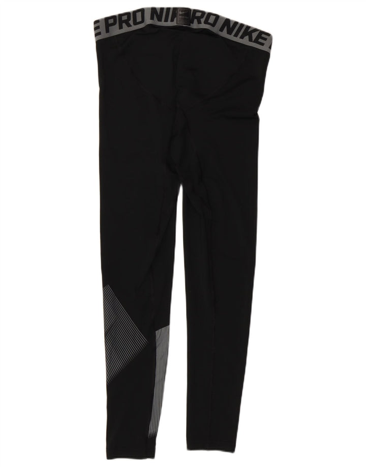 Nike Herre Dri Fit Grafiske Leggings Medium Sort Colourblock