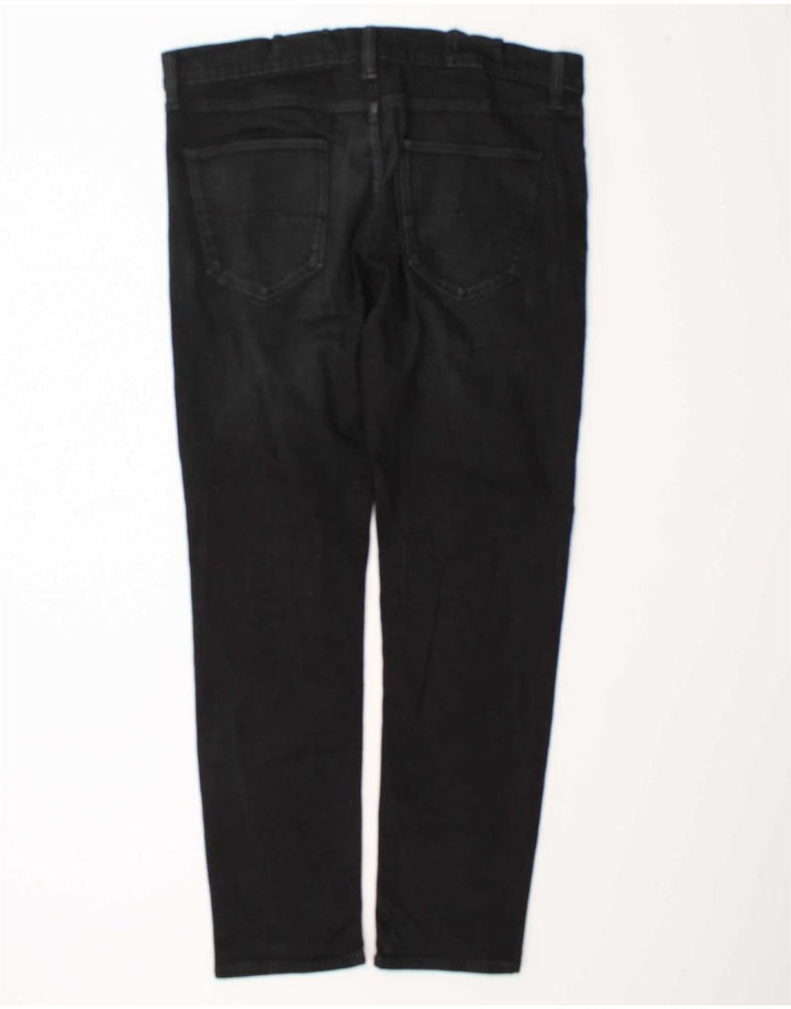 Marks & Spencer Herre Slim Jeans W34 L31 Sort Bomuld