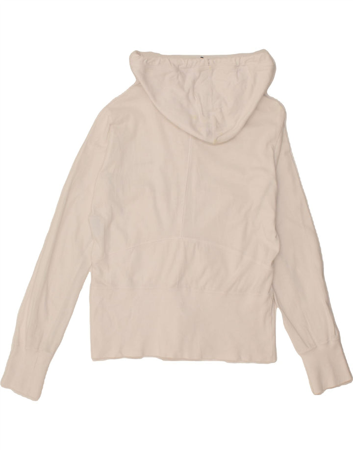 CHAMPION Womens Zip Hoodie Sweater UK 12 Medium White Cotton Vintage Champion and Second-Hand Champion from Messina Hembry 