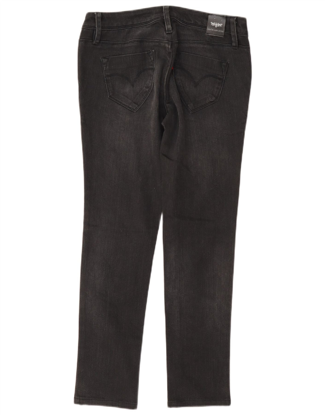 Levi's Slim Jeans med lav talje til kvinder W27 L27 grå bomuld