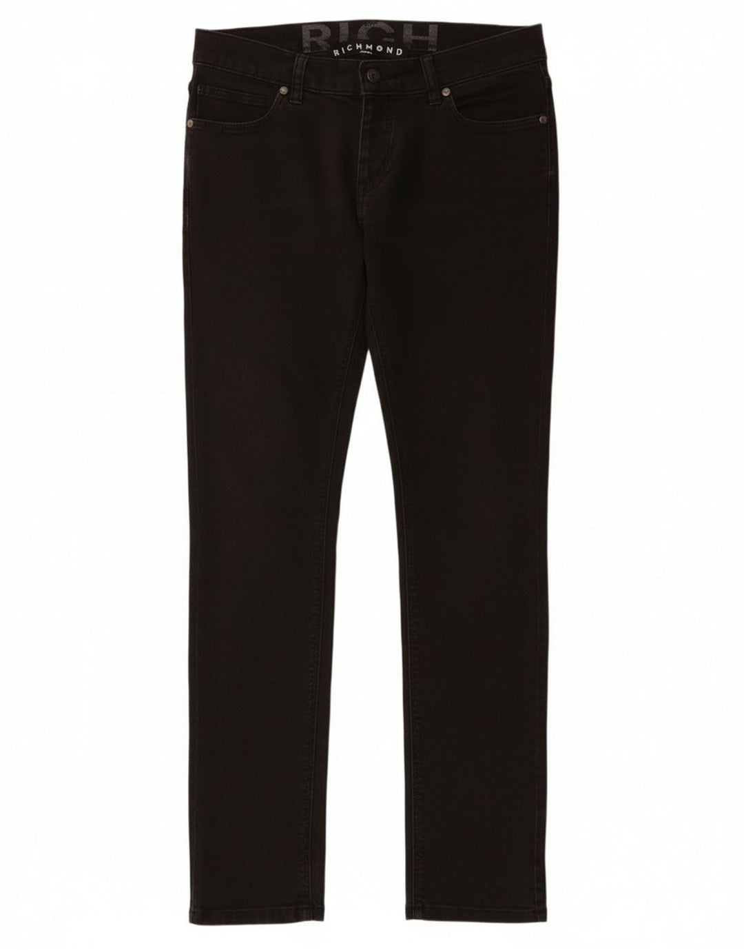 Richmond Dame Slim Jeans W30 L32 Sort Bomuld