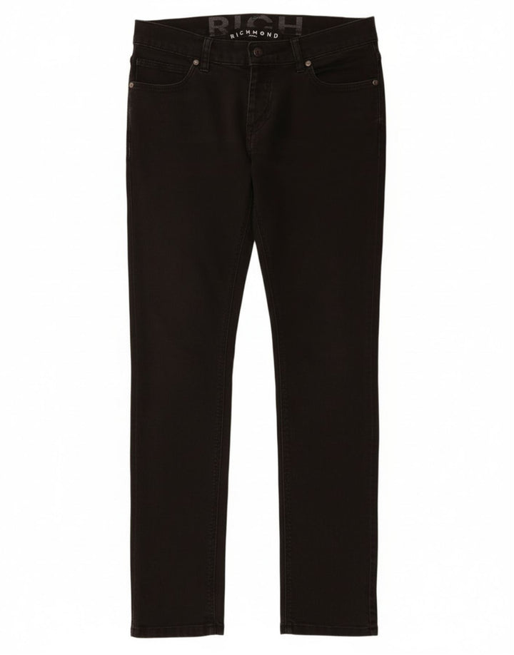 Richmond Dame Slim Jeans W30 L32 Sort Bomuld