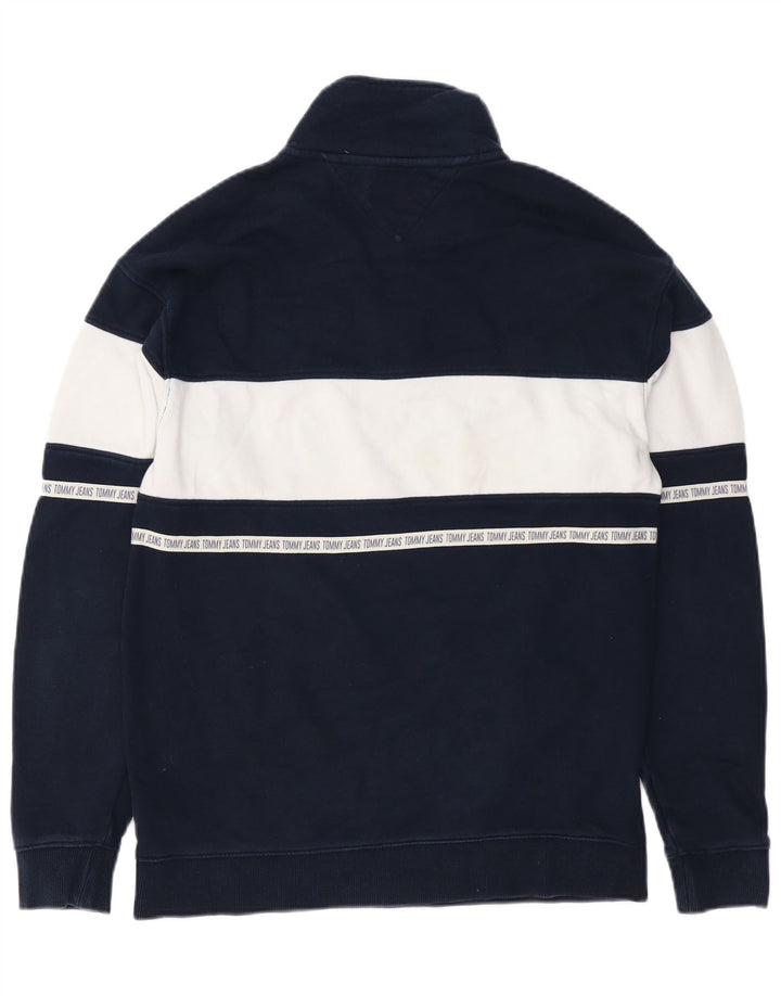 Tommy Hilfiger Grafisk sweatshirt til mænd, lille marineblå farveblok