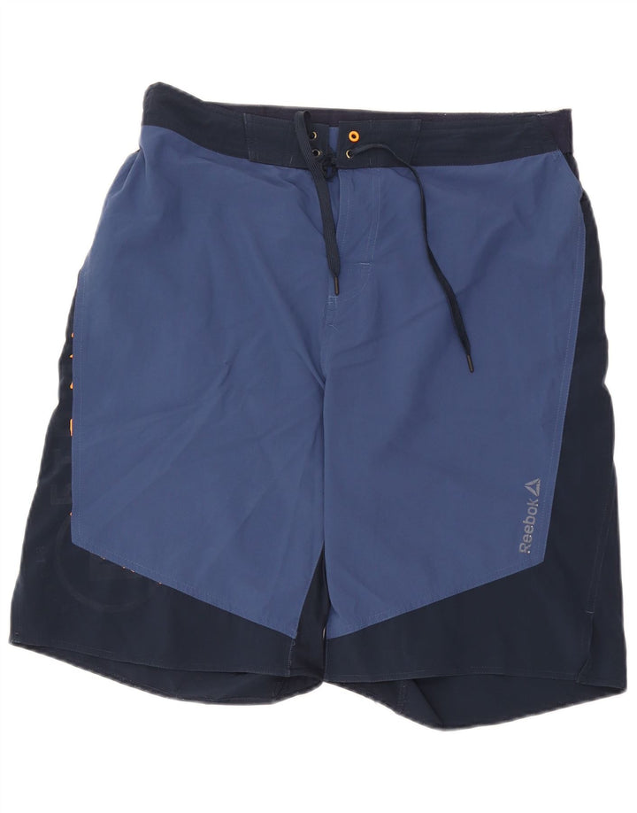 Reebok Badeshorts til mænd XL Marineblå Colourblock Polyester