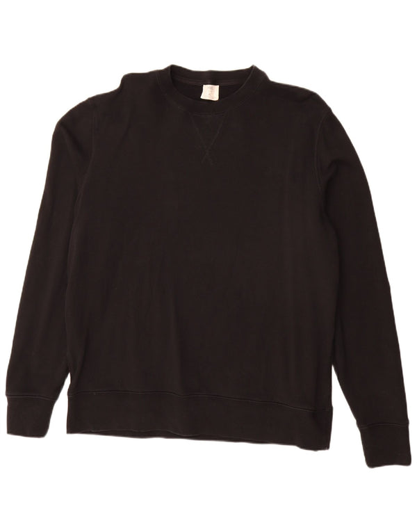 Marks & Spencer Herre Sweatshirt Jumper XL Sort Bomuld