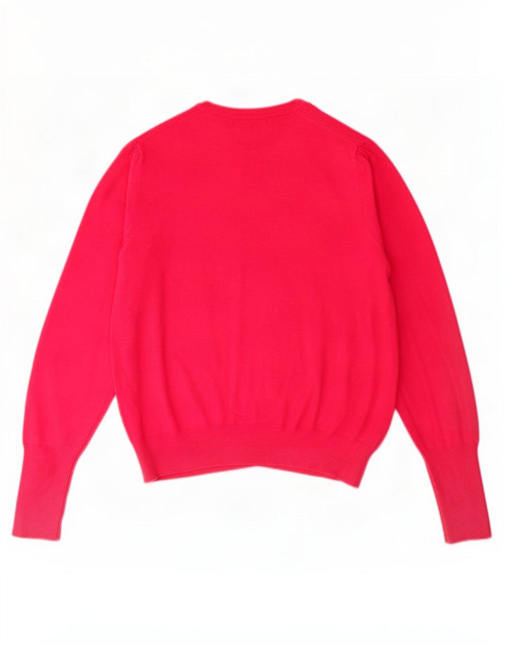 Marks & Spencer Dame Cardigan Sweater UK 14 Medium Pink Viscose