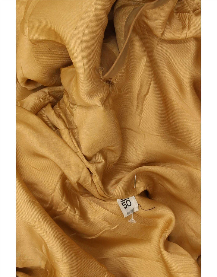 Vintage herre ruskind bomberjakke IT 50 Large Beige